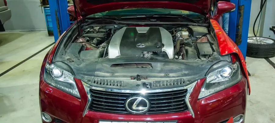 Моем радиаторы на Lexus GS 350 и решаем задачки по физике