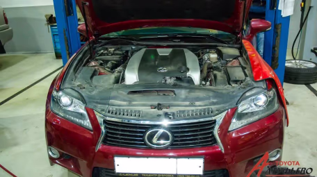 Моем радиаторы на Lexus GS 350 и решаем задачки по физике